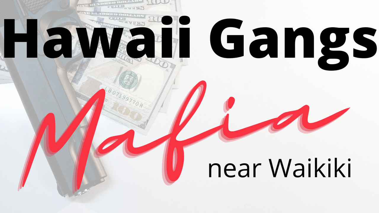 Gangs and Mafia in Hawaii shape, arrow