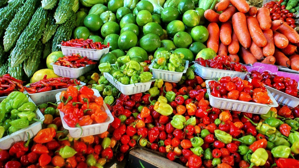 produce-2-1024×577 a variety of fresh fruit and vegetables on display