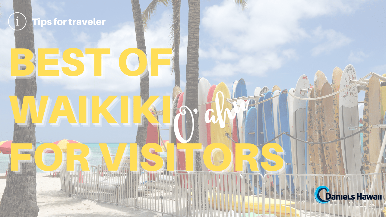 Best of Waikiki for Visitors a sign on a fence