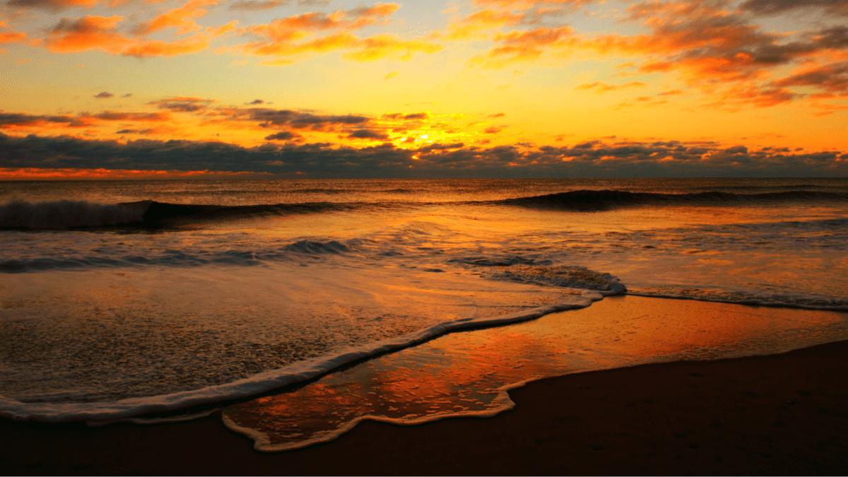 Free-things-North-Shore a sunset over a body of water