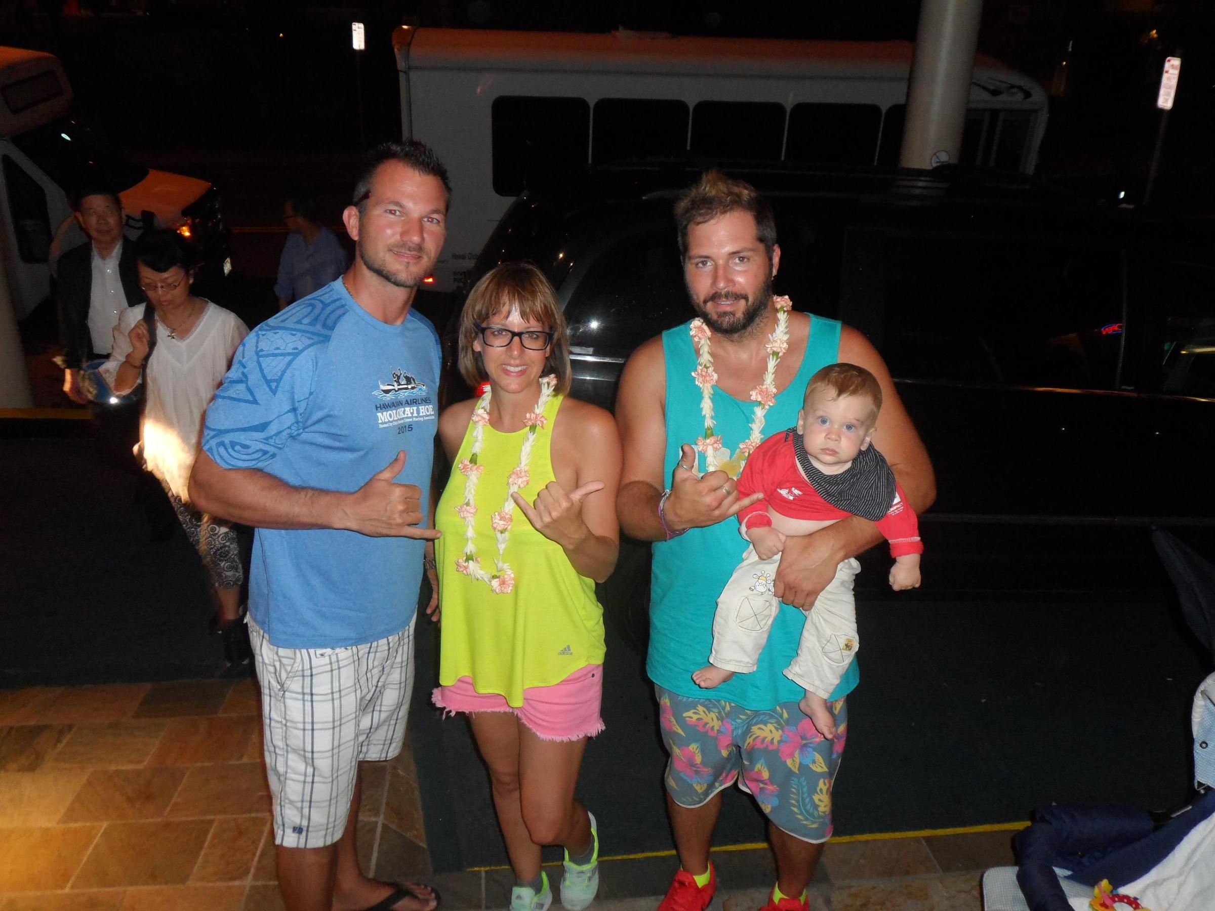 a group of people posing for the camera