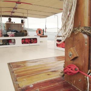 a wooden cutting board