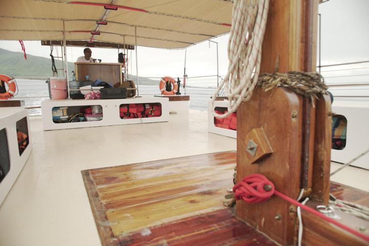 a wooden cutting board