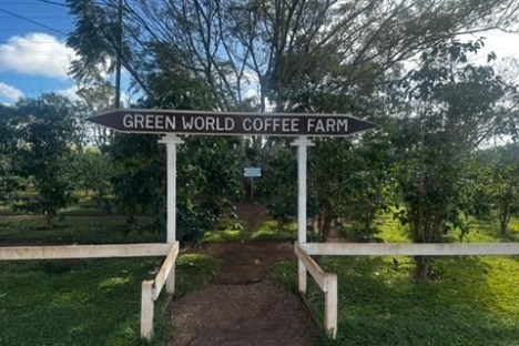 a sign on the corner of a street